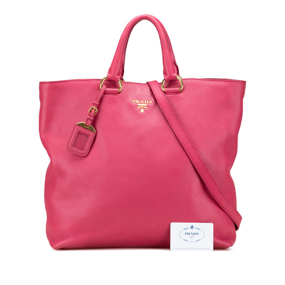 Pre-Loved Prada Vitello Daino Open Convertible Tote - Picture 10 of 10